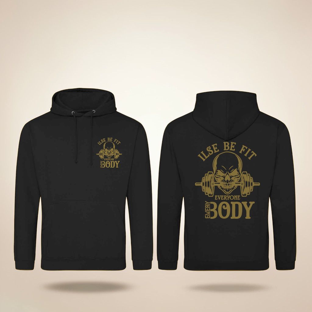 Special Edition Hoodie Gold Print Two